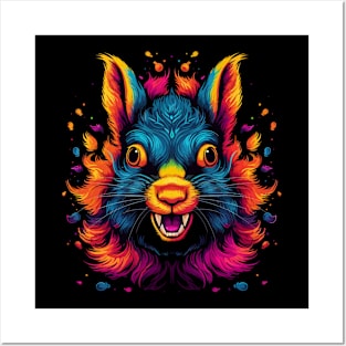 Squirrel  Smiling Posters and Art